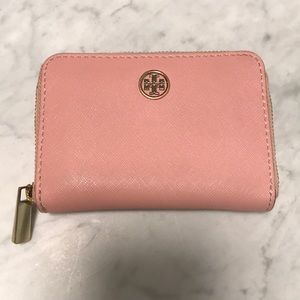 Tory Burch blush pink coin purse